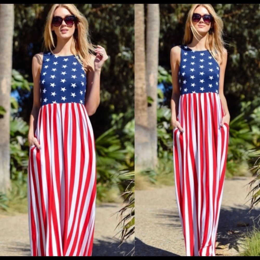 American flag fourth of July dress! - Picture 3 of 3